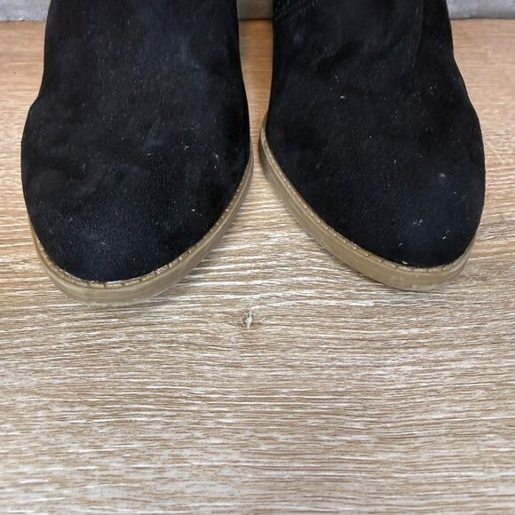 American Rag Women's Adrien Black Almond Toe Heel Booties Boots Chic Size 9 - Picture 3 of 11